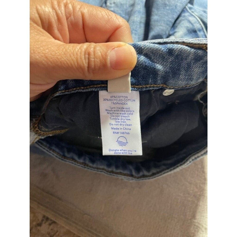 Oliver Logan Button Fly Straight Jeans Women Size 28 Light Wash Mid Rise - Picture 8 of 16